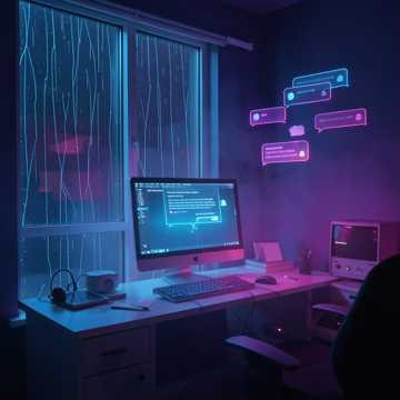Neon Rain in My Room (shorter version)